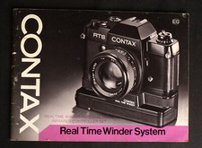 Original Contax Real Time Winder System User Manual 1976 Edition - Excellent