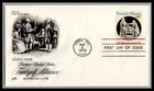US FDC # 1753 13c French Alliance ArtCraft   1978, 0a593