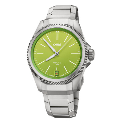 Oris ProPilot X Kermit Frog Muppets Calibre 400 Titanium Green