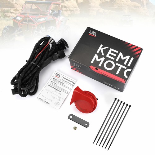 Kit de bocina UTV con interruptor basculante para Polaris RZR General Ranger Can-Am Maverick X3 - Imagen 12 de 13