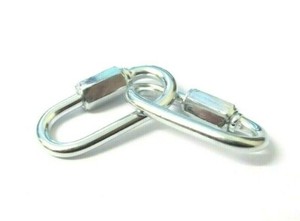 Lock fastener Carabine 1//8/" -/> 3//8 Inches Chain link Quick link Extend screw