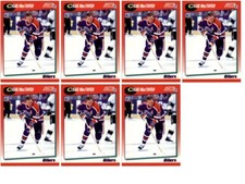 (7) 1991 Score Canadian #202 Craig MacTavish Edmonton Oilers Card Lot