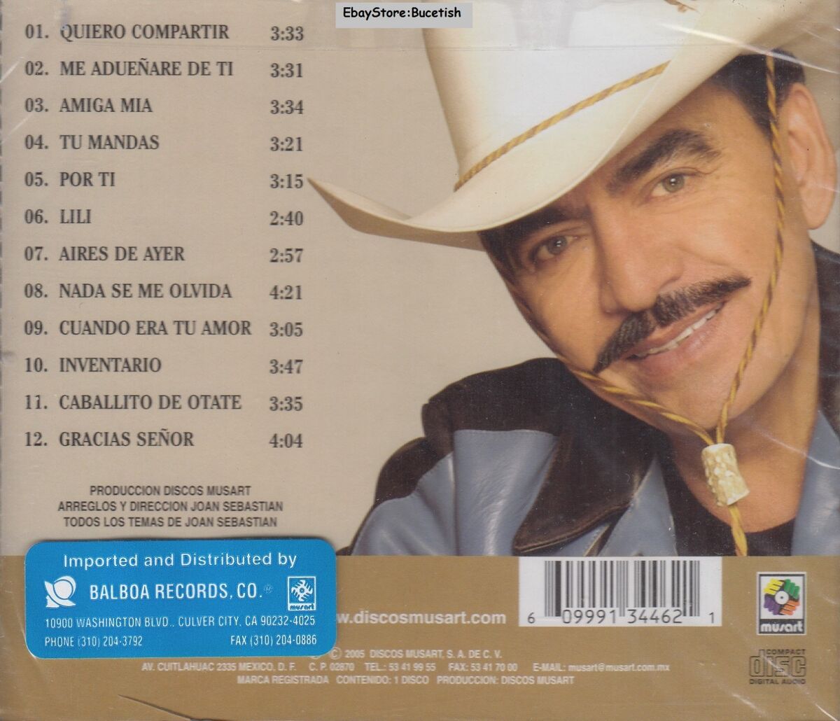 Joan Sebastian Inventario CD New Sealed 609991344621 | eBay Joan Sebastian Inventario CD New Sealed 609991344621 | eBay