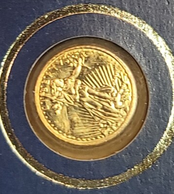 1907 Westport Mint 10K Gold Saint Gaudens Double Eagle Miniature