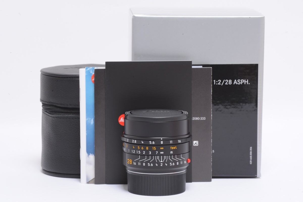 BRAND NEW] Leica Summicron-M 28mm F/2 ASPH. III Lens Black 2023