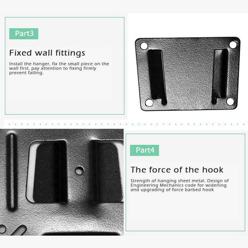 Universal TV Wall Mount Fixed LCD Monitor Holder for 12-24 inch Flat Screen - Picture 3 of 4