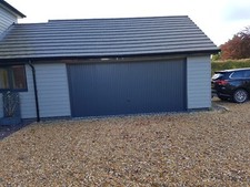 GARADOR Electric Doublegarage door Brand New Grey