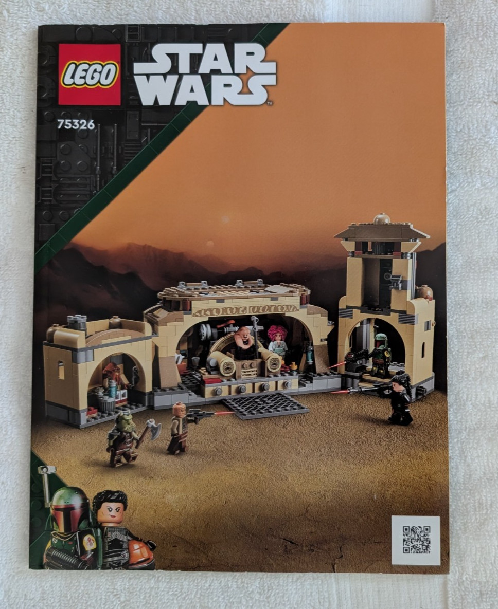 LEGO 75326 Star Wars Boba Fett's Throne Room Open Box See Details And Pics.