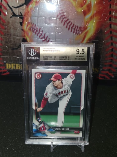 2018 Bowman Shohei OHTANI Angels RC Rookie Card BGS 9.5 GEM MINT