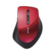 Buffalo BSMBW320RD Red Wireless BlueLED Mouse 2.4GHz Connection 5 ButtonsNEW