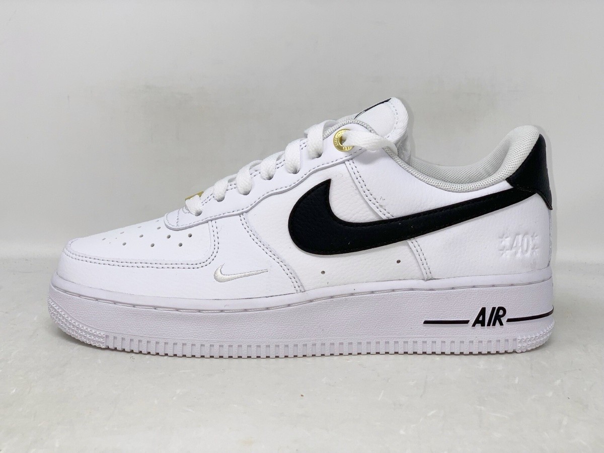 Nike Air Force 1 40th Anniversary Panda White Sneakers, Size Nike Air Force 1 40th Anniversary Panda White Sneakers, Size