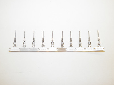 100 Deutsch DTM #20 STAMPED 1060-20-0122 Terminals male PINS 18-20-22 ga wire