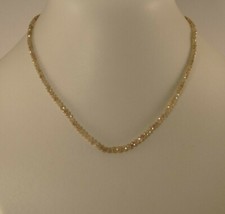 Diamant heller pink Farbe hochwertige facettierte Halskette