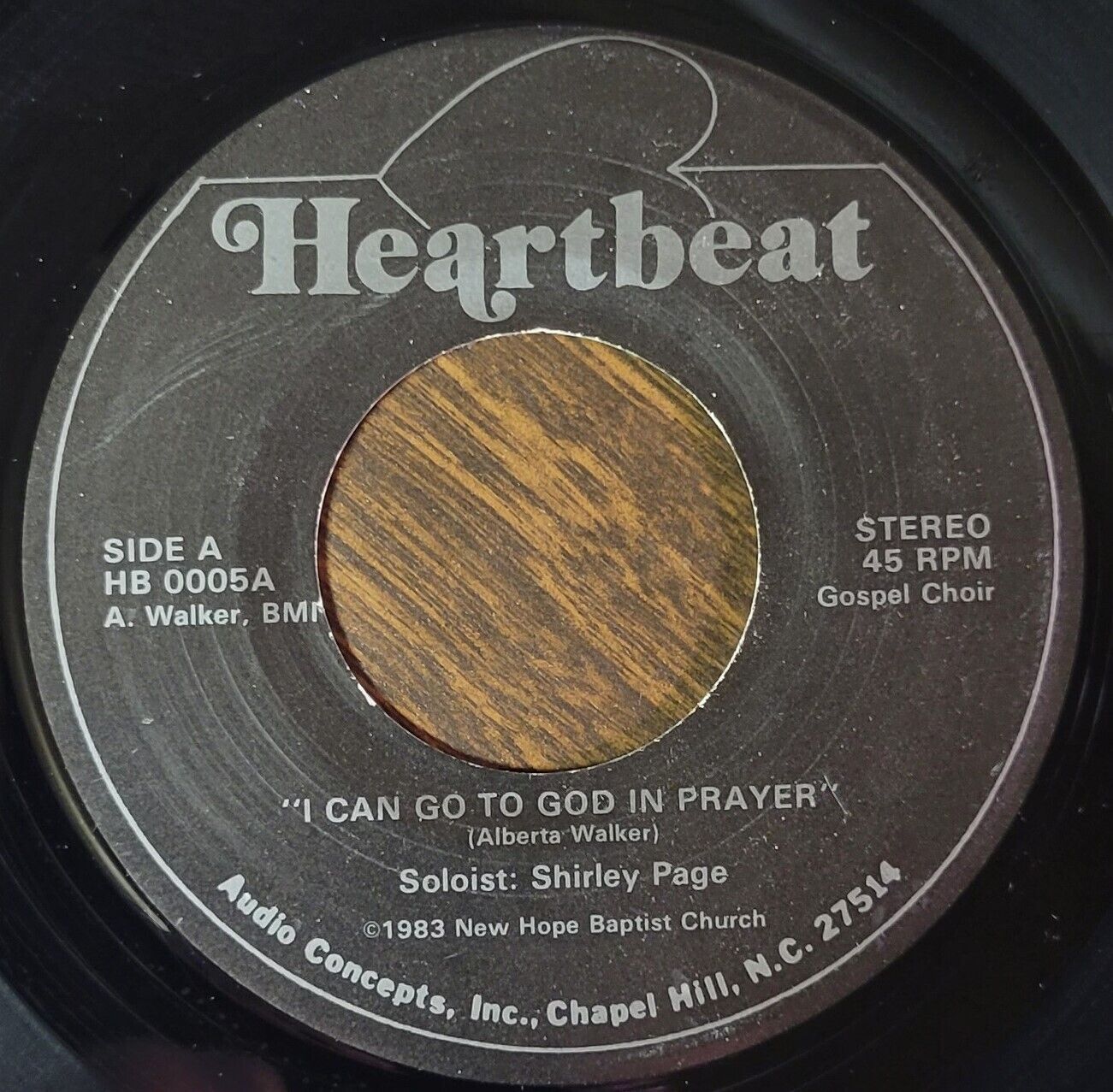 RARE New Hope Baptist Church "I Can Go To God in Prayer / Lord I've Done,,,"VG+