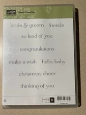 Stampin' Up!  SWEET ESSENTIALS  Stamp Set