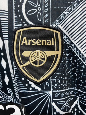 Arsenal FC 2024 Adidas Pre Match Ian Wright Soccer Jersey Men's