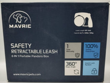 Mavric Safety Retractable Leash 13ft - 6 in 1 Portable Pandora Box