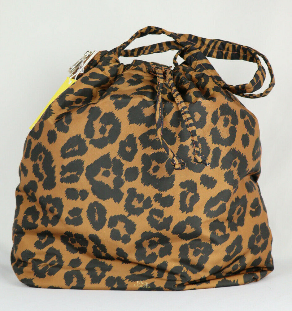 Vince Camuto Washable Nylon Harlo Backpack Leopard Multi NWT  display picture 1