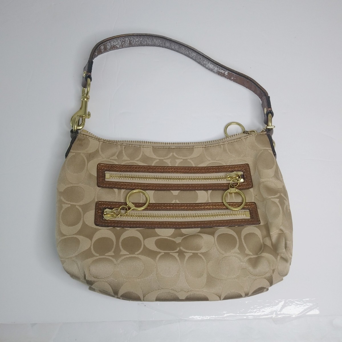 COACH Poppy バッグ ネイビー/ゴールド s-l400.jpg