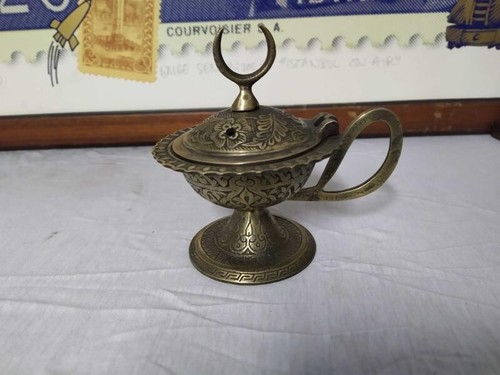 Handmade Brass Censer, incense burner islamic Antique STYLE home office decor - Picture 5 of 6