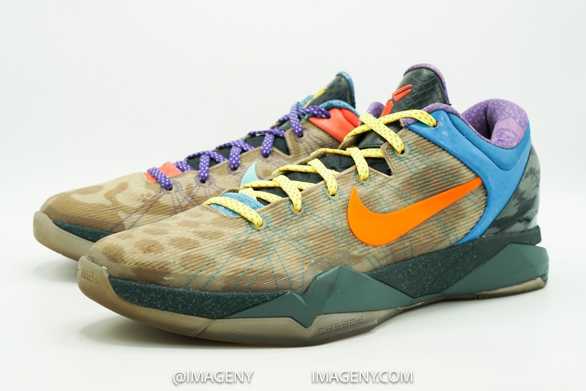 NIKE ZOOM KOBE VII USED SIZE 12 WHAT THE KOBE BAMBOO