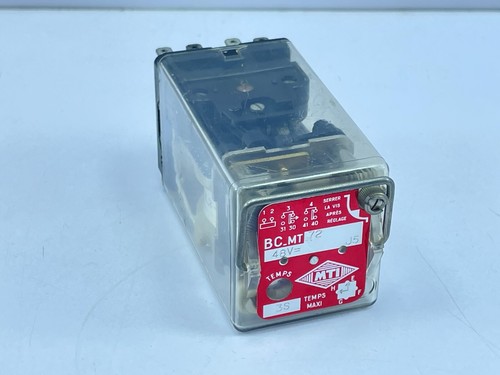 MTI BC_MT 72 48VDC J5 Electric Time Relay Temperature 3S Under Voltage - Picture 9 of 12
