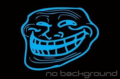 troll face with blue background Memes - Imgflip