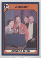 1990 Collegiate Collection Clemson Tigers George HW Bush George Bush #140 2i7