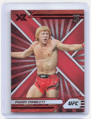 2022 Panini Chronicles UFC #282 Paddy Pimblett Red #/199