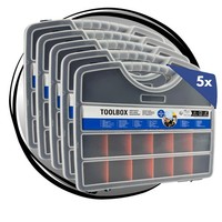 5X Sortimentsbox 25 FäCher Sortierbox FüR Kleinteile Sortimentskasten Kleinteile