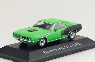 Plymouth Hemi Cuda 1971 grün 1:43 Altaya Modellauto
