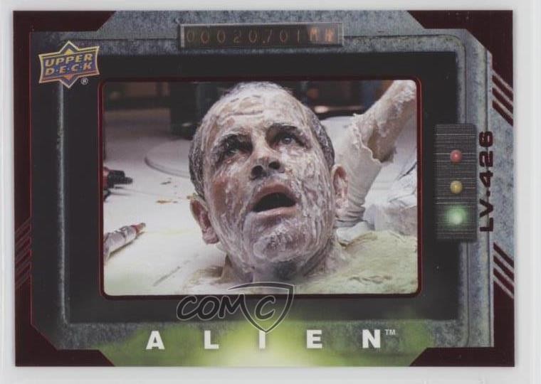 2017 Upper Deck Alien Movie Red Foil Modern 17/25 ASH Seeking Answers #68 p1l
