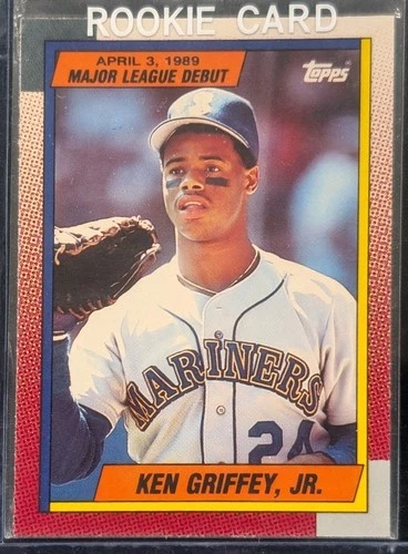 Topps/Bowman/Fleer/Donruss/Score Ken Griffey Jr. Mariners Rookie Card Lot (10, …