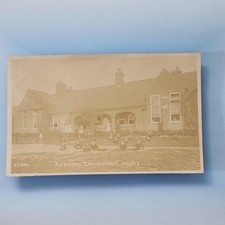 Grays Postcard C1910 Real Photo Training Ship Exmouth Infirmary Sherfield House