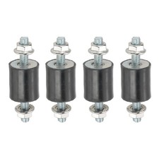 4Pcs M6-20x10mm Rubber Isolator Mounts Vibration Studs Shock Absorber 46mm