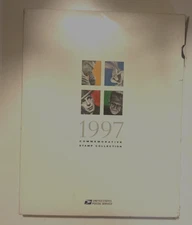 1997 USPS Commemorative Stamp Set  Hardcover Book With Sealed Stamps