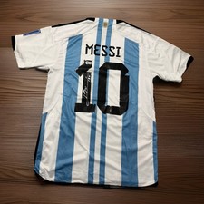   LIONEL MESSI  Signed Argentina 2022 World Cup Jersey Beckett COA Autographed