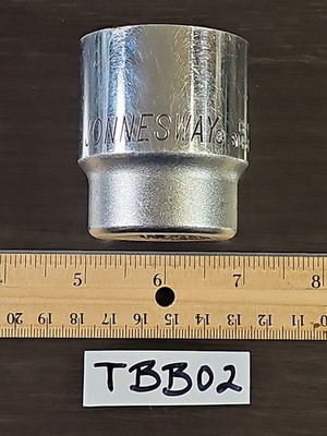 Jonnesway Tools S04H6438 3/4'' Drive 1-1/2  Shallow Well Socket 12 Point CR-V