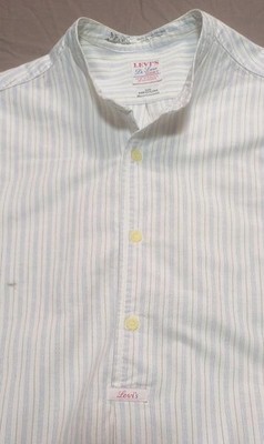 Men Levi's Shirt White Cotton 38 / M / 46 #1XFV