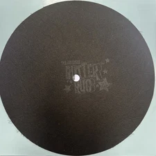 Thud Rumble: Butter Rugs 12" Black Slipmats (Pair)