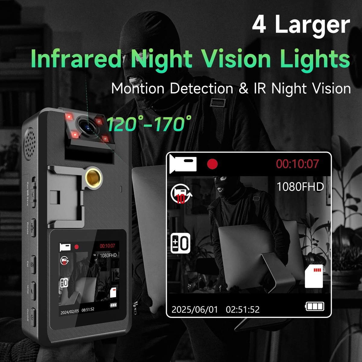 Night Vision Safevant 1296p Manual 1296P HD Mini Pocket Body