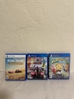 PS4/PS5 Video  Games Lot SpongeBob Rehydrated / The Crew 2 / Real Farm