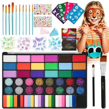 42 Colors Face Painting Kit for KidsProfessional Face Paint Makeup Kit Non-T...