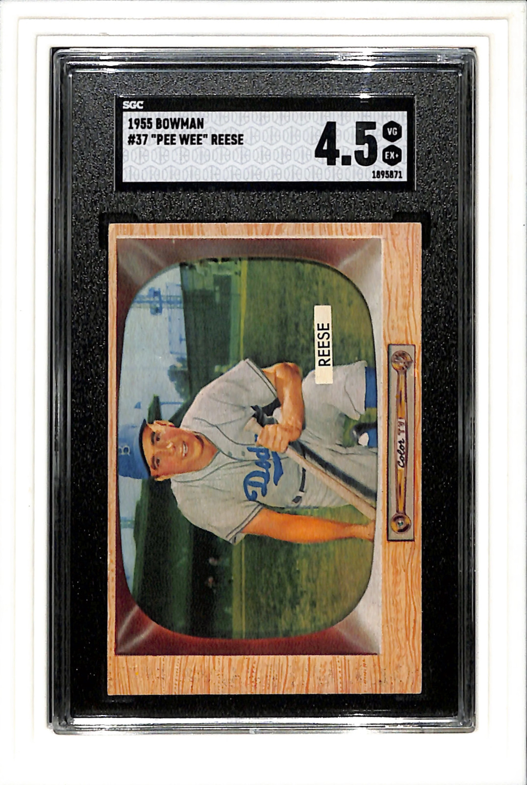 1955 Bowman #37 Pee Wee Reese SGC 4.5 SN 1895871