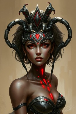 Scorpion Princess 4 x 6 inch Unreal Print Collectible Photo UR100190