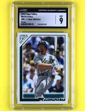 2022 Topps Gallery - Master Strokes Mark McGwire #MS-12 Green /250 CGC 9 Mint