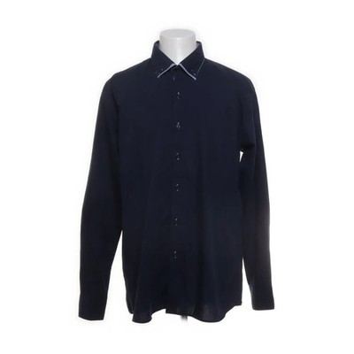 Flexion, Hemd, Größe: 4XL, Blau, Baumwolle, Einfarbig, Herren #4ea