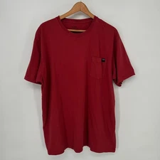 5.11 Tactical Shirt Mens Extra Large Red Crew Neck Pocket Tee Short Sleeve