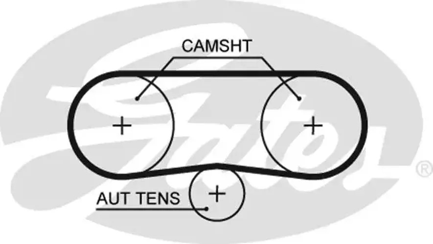 Timing belt kit K015565XS GATES for VW SEAT