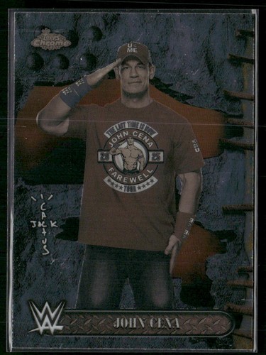 John Cena #1 2025 Topps Chrome WWE x Cactus Jack card